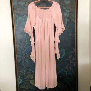 Coverup Dress in Rose with 3/4 Sleeves